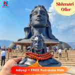 Adiyogi Miniature Statue  With FREE (Original Rudraksha Mala)