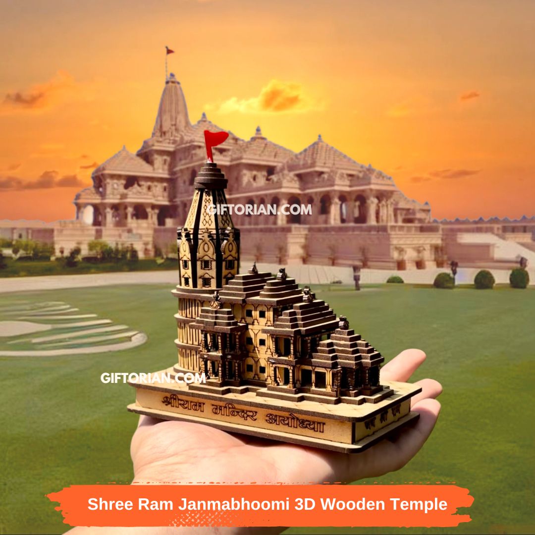 Shree Ram Janmabhoomi 3D Wooden Temple